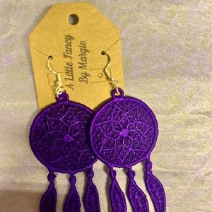 Dream catcher earrings